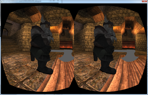 VR render made with Irrlicht, a scene graph based 3D rendering library.